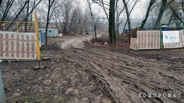 На месте стройки Юго-Восточной хорды