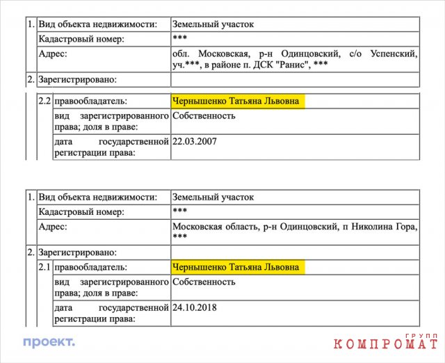 Выписка из Росреестра