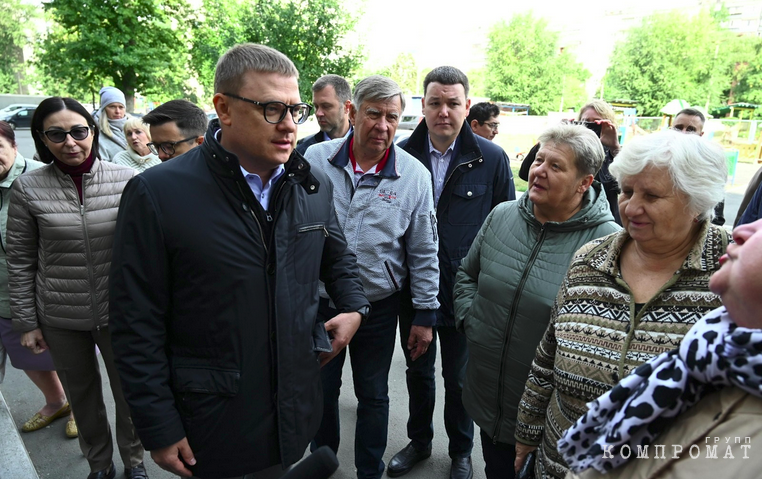 Губернатор Челябинской области Алексей Текслер и глава Челябинска Наталья Котова (крайняя слева)