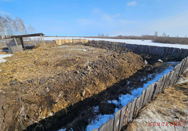 Скотомогильник в районе населенных пунктов Редькино, Рычково и Русаково